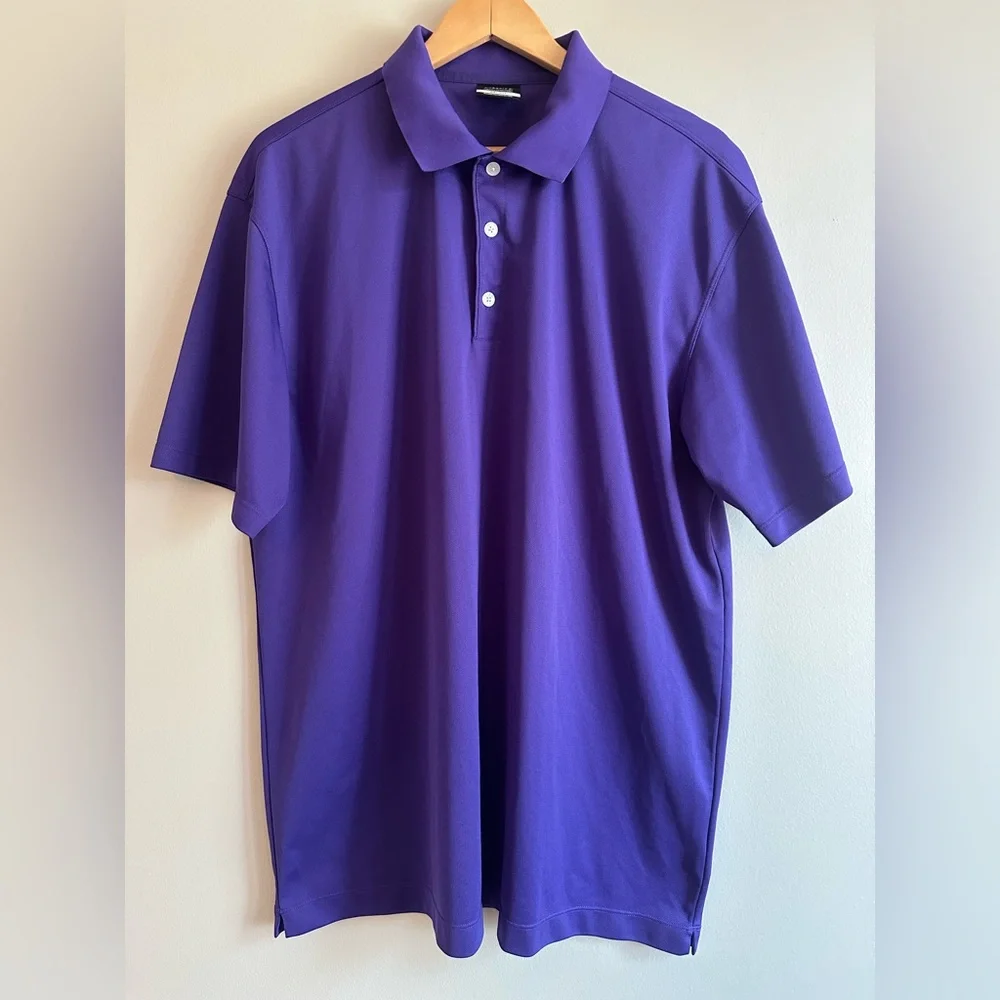 Nike Golf Dri‑Fit Polo Men’s XL Purple | Performance Moisture‑Wicking Shirt‎